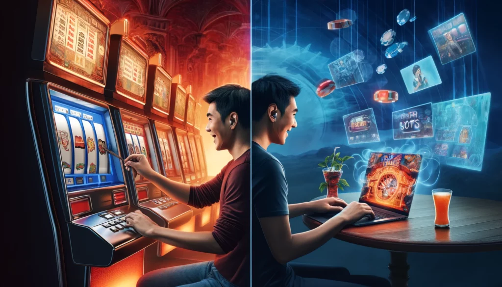 PHSLOT online casino slots games interface with modern slot machine design