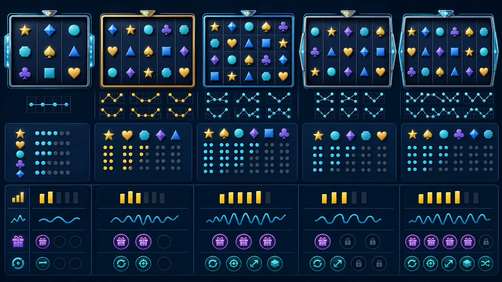 phslot comparison of slot paylines volatility and bonus features