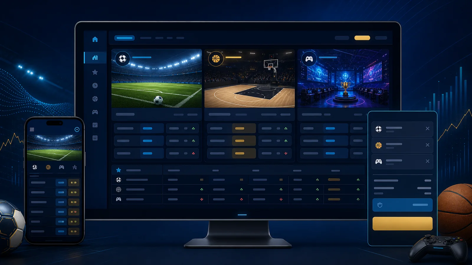 phslot sports betting dashboard for football basketball and esports